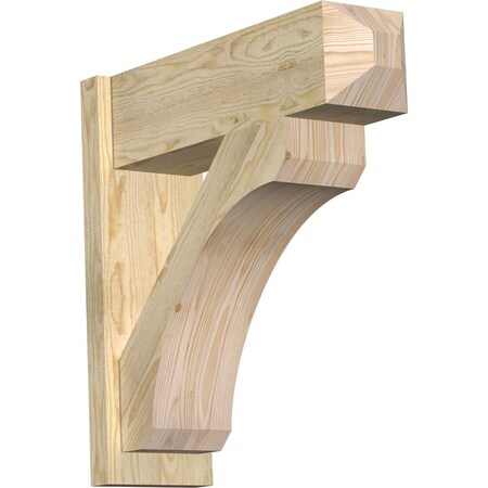 Ekena Millwork Legacy Craftsman Rough Sawn Outlooker, Douglas Fir, 8"W x 26"D x 26"H OUT08X26X26LEC04RDF